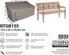 Raffles Covers Abdeckung für Gartenbank 155 x 65 H: 95/65 Produktbild-Vorschau 4