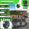 KESSER® Bollerwagen faltbar GT9000 Handwagen mit Dach | Produktbild-Vorschau 3