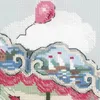 Set per punto croce Riolis "Carousel", schema contato Anteprima dell’immagine prodotto 2