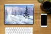 MuchoWow® Laptop Aufkleber Sticker Cover Wald - Winter - Produktbild-Vorschau 2