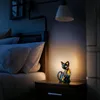 Katzen Lampe, Katzenlampe Mosaik, Nachttischlampe, USB Produktbild-Vorschau 2