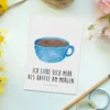 Mr. & Mrs. Panda Grußkarte Kaffee Tasse - Weiß - Geschenk, Produktbild-Vorschau 2