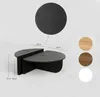 Dmora Tavolino da Salotto Azim 90x90x35h cm Nero, Anteprima dell’immagine prodotto 3
