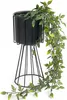 DanDiBo Blumenhocker Metall Schwarz 32 cm Blumenständer Produktbild-Vorschau 1