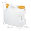 Bidon d'eau Relaxdays avec robinet, 20 litres, plastique Voir les images du produit 4