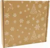 Carton de Noël 320 x 320 x 100 mm Flocons de neige Rennes Voir les images du produit 1