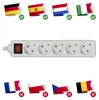 EMOS stekkerdoos met 5 stopcontacten, Schuko, ZONDER kabel, Productafbeelding-voorbeeld 3