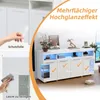 Beistelltisch, Kommode, Wohnzimmer Hochglanz Seitenschrank Produktbild-Vorschau 5