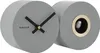Karlsson - Kuckucksuhr Duo Cuckoo - Mausgrau - 26x13x7,2cm Produktbild-Vorschau 1