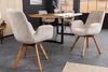 riess-ambiente Drehbarer Design Stuhl BALTIC beige Bouclé Produktbild-Vorschau 4