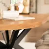 HOME DELUXE Jídelní stůl oválný rozkládací AVENTI včetně Náhled obrázku produktu 4