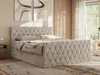 MKS MEBLE Boxspringbett 200x200 mit Bettkasten, Bett Produktbild-Vorschau 1