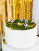 Kerzen für Kuchen Fußball und Fußball 6pcs - Dekora Produktbild-Vorschau 2
