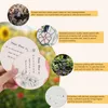 40 runde Saatpapier-Karten, handgefertigt, Wildblumensamen Productafbeelding-voorbeeld