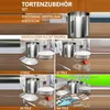 Tortenringe, Verstellbarer Tortenring aus Edelstahl (2 Produktbild-Vorschau 6