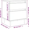 vidaXL Nachttische 2 Stk. Grau Sonoma 40x35x50 cm Produktbild-Vorschau 8