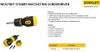 Stanley Stubby Multibit Ratcheting Screwdriver Voir les images du produit 14