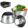 HI NATURE™ Set di 3 ciotole in acciaio inox con coperchio, Anteprima dell’immagine prodotto 11