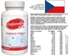 A bottle of DiaformRX Forte food supplement with nutritional information and a Czech flag. Voir les images du produit