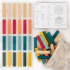 Laleni 90 cubes en bois 6 couleurs - cubes en bois avec Voir les images du produit 2