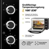 WOLTU Mini Backofen 28 L,1600 W, 100-230 °C,  0-60 Min, 3 Produktbild-Vorschau 4