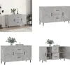 vidaXL Sideboard Betongrau 100x36x60 cm Holzwerkstoff - Produktbild-Vorschau 1