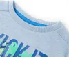Kinder-Sweatshirt Hellblau Melange 116 Produktbild-Vorschau 3