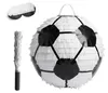 Pinata « Football » Relaxdays, lot comprenant un bâton et Voir les images du produit 8