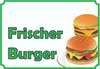 Frischer Burger Schild A1 Rückseite selbstklebend Produktbild-Vorschau 1