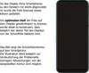An illustration of a smartphone with a protective film outline, accompanied by explanatory text. Produktbild-Vorschau