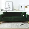 Bezug für Sofa, 3-Sitzer-Sofa, elastisch, flaschengrün Produktbild-Vorschau 9