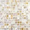 Muschelmosaik SM 203 hellbeige 30,5x30,5 cm Produktbild-Vorschau 1