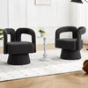 Sweiko 360 Grad drehbare Kuschelfass-Akzentstühle, runde Produktbild-Vorschau 11