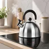Wasserkessel Flötenkessel Teekessel Wasserkocher Edelstahl 2,5L Produktbild-Vorschau