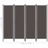A diagram showing a four-panel room divider with dimensions. Náhľad obrázku produktu