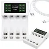 Chargeur rapide pour piles AA/AAA avec port USB-C et Voir les images du produit 10