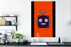 MuchoWow® Poster Roboter - Rot - Gesicht - Formen - Jungen Produktbild-Vorschau 3