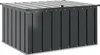 vidaXL Zahradní úložný box černý 101 x 82 x 50 cm ocelový Náhled obrázku produktu 1