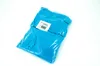 A blue product is packaged in clear plastic on a white background. Voir les images du produit