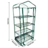 A four-tier mini greenhouse with a clear plastic cover and a zipper. Náhled obrázku produktu