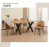 Albatros Esszimmerstühle mit Samt-Bezug 4er Set CAPO, Braun Produktbild-Vorschau 3