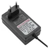 A black lithium battery charger with a European plug. Produktbild-Vorschau
