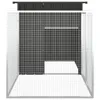 vidaXL Klatka dla królików antracyt 200x91x100 cm Stal Podgląd zdjęcia produktu 3