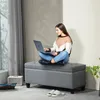 HOMCOM: Banco de asiento de lujo con espacio de Vista previa de la imagen del producto 2