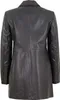 MADDOX - Damen Ledermantel Longjacke Lammnappa schwarz : 38 Produktbild-Vorschau 3