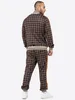 Lonsdale Hedley Slim Fit Trainingspak, bruin, maat M, voor Productafbeelding-voorbeeld 4