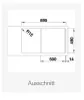 Spüle Blanco ZENAR 5 S 915 x 510 mm anthrazit 523934 Produktbild-Vorschau 14