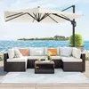 SONGMICS Slunečník Konzolový slunečník 290 x 290 cm UPF 50+ Náhled obrázku produktu 2