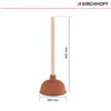 Kirchhoff Profi-Pömpel  Ø 140 mm, Saugglocke für verstopfte Produktbild-Vorschau 3