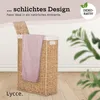 Lycce Wäschekorb mit Deckel Nischenwäschekorb Seegras Produktbild-Vorschau 7